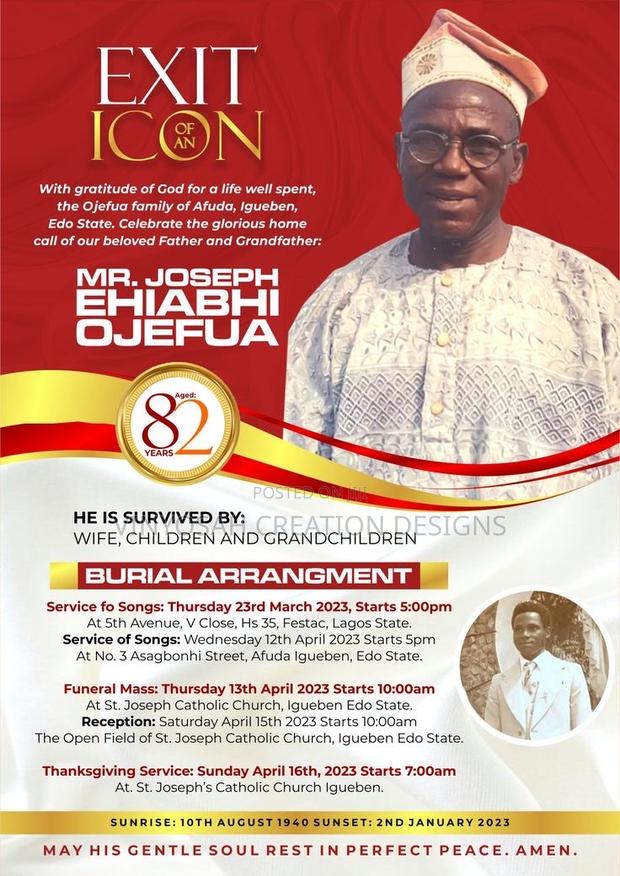 Funeral Invitation Stickers