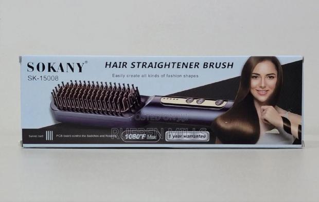 High Grade Sokany SK-15008 Hair Straightener Brush · Photo 2