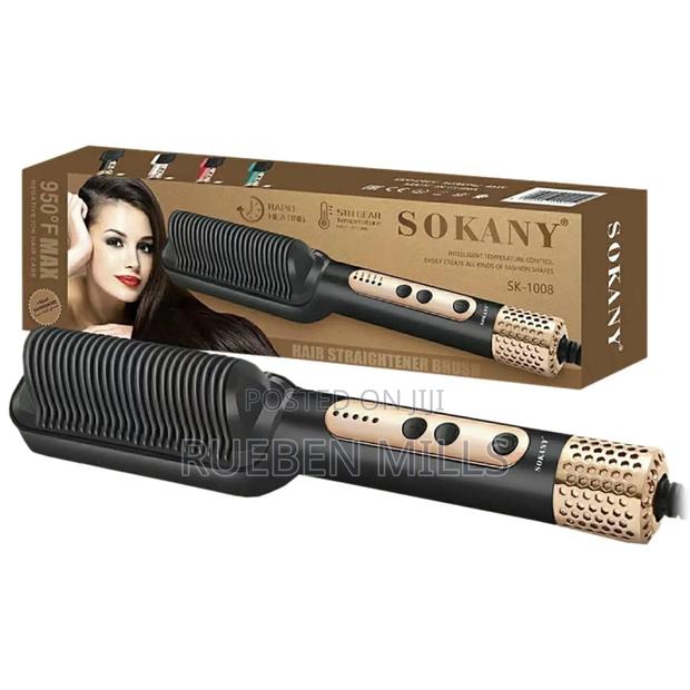 Sokany One Step Hair Straightener Brush Comb SK-1008 950F · Photo 2