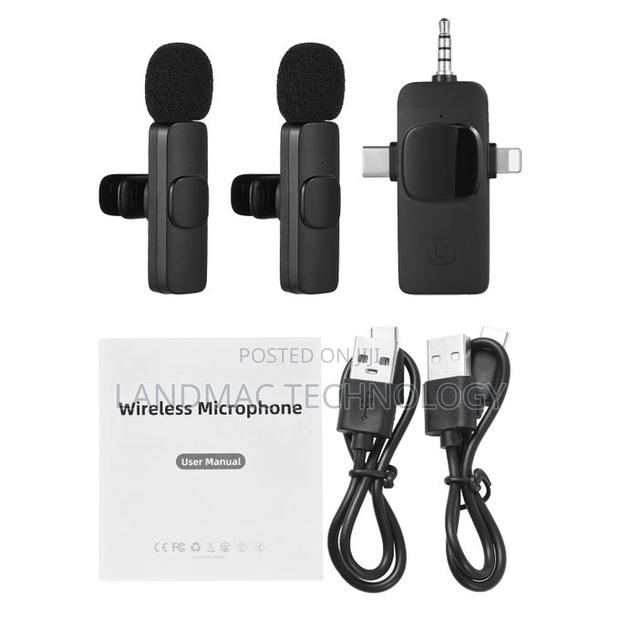 Wireless Mic - Black3-in-1 Wireless Collar Clip Microphone · Photo 3
