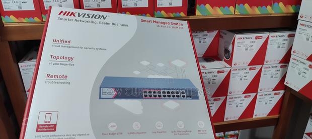 Hikvision Poe Cloud Managed Switch 16 Port + SFP Network · Photo 2
