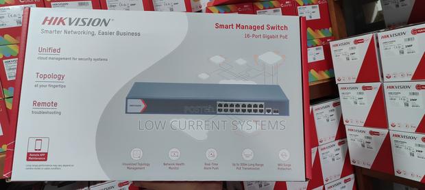 Hikvision 16 Port Gigabit Poe Switch Ds-3e1518p- Ip · Photo 3