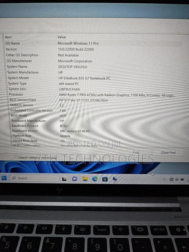 Laptop HP EliteBook 835 G7 16GB AMD Ryzen 7 SSD 512GB photo 10