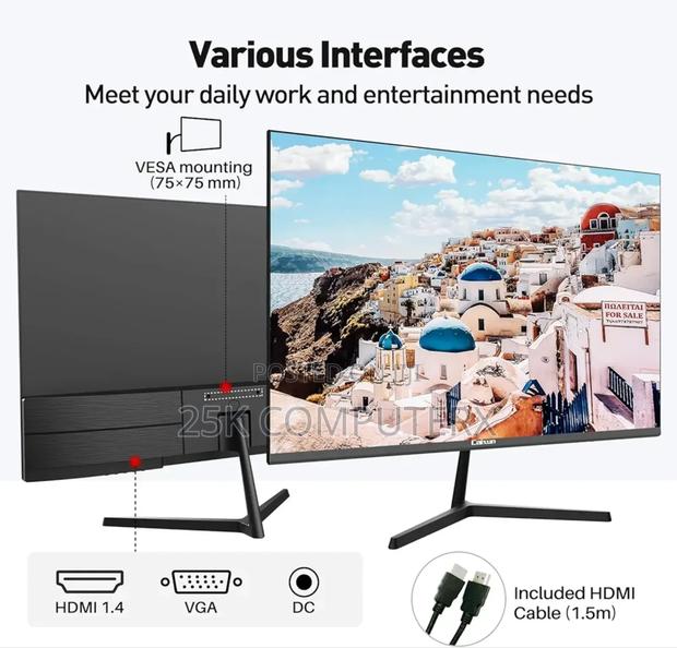 Caixun 22" Full Hd Ips Monitor 75 Hz Hdmi/Dvi/Vga Ultra-slim Design photo 3