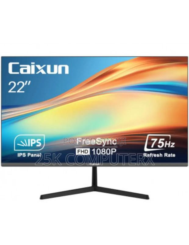 Caixun 22" Full Hd Ips Monitor 75 Hz Hdmi/Dvi/Vga Ultra-slim Design