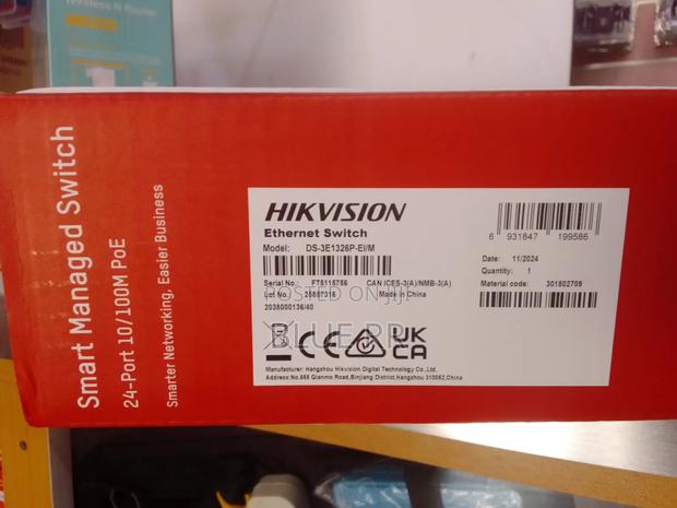24-Port Poe Switch Hikvision photo 2