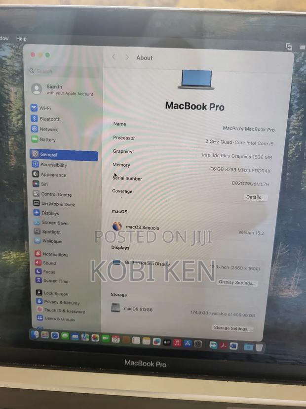Laptop Apple MacBook Pro 2020 16GB Intel Core I5 SSD 512GB photo 4