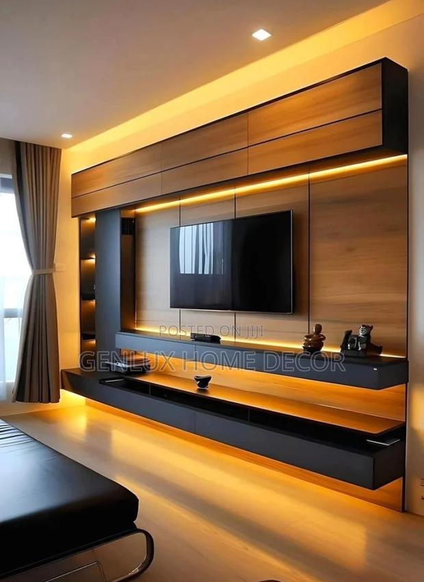 Floating Wall TV Units With Hidden Compartments · Photo 4