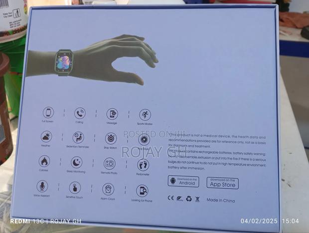 D15 GS Smartwatch With Quartz Watch, Chain, Earrings, Etc. photo 7