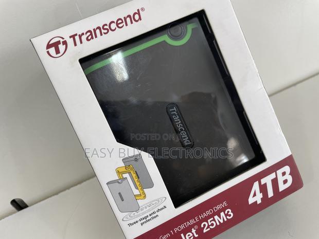 Interfaced Transcend 4TB Hard Drive