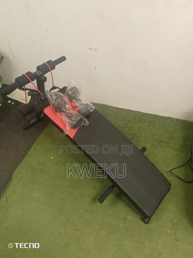 3 in One Stomack Bench With Dumbells · Photo 4