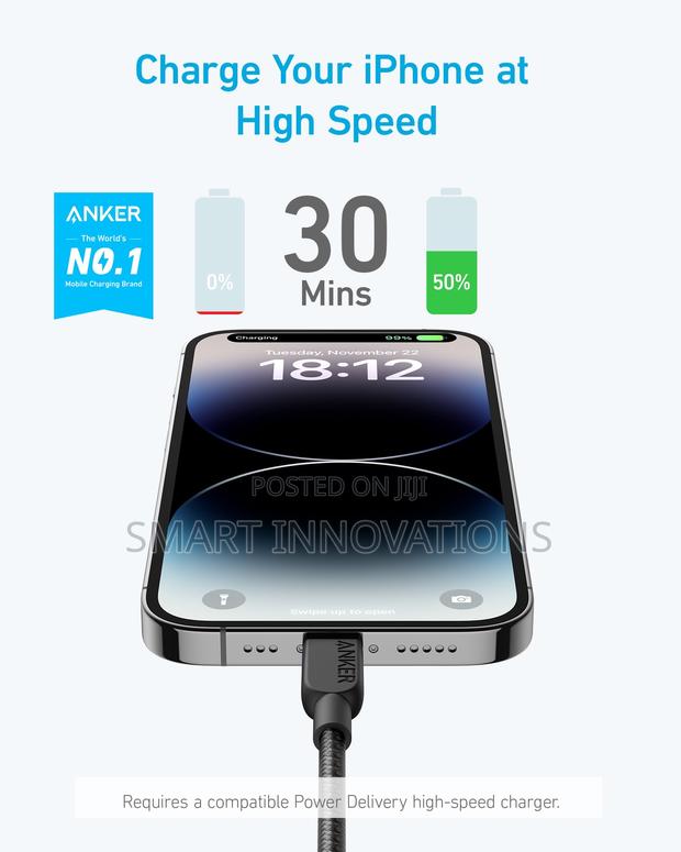 Anker 310 USB-C to Lightning Cable (3ft Braided) photo 3
