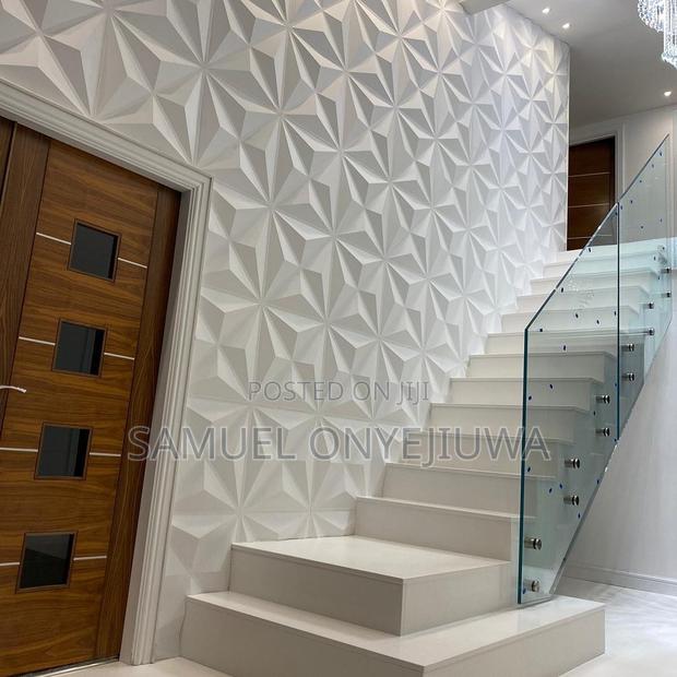 3d PVC Wall Panels White (D003) · Photo 4