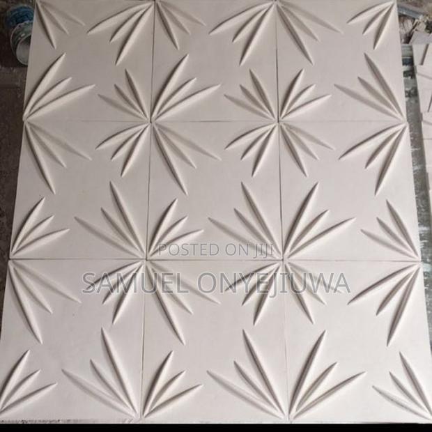 3D PVC Wall Panels White (D056) · Photo 4