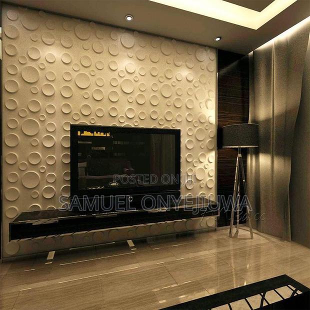 3D PVC Wall Panels White (D083) · Photo 4