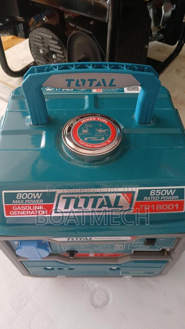 Total Gasoline Generator 800w (Tp18001) photo 4