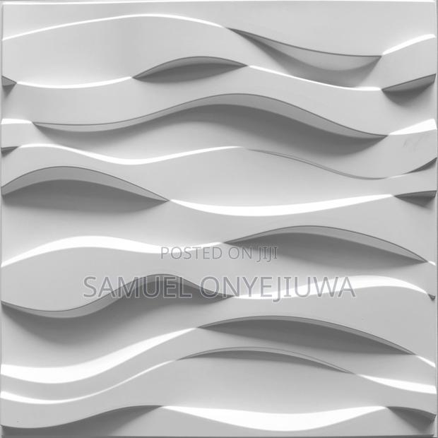 3D PVC Wall Panels White (D124) · Photo 4