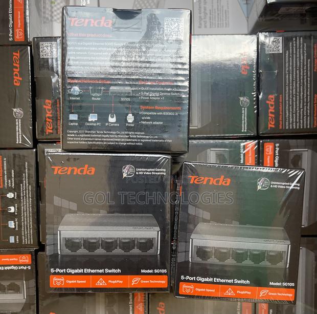 5 Port Gigabit Switch Tenda High Speed Gigabit Desktop · Photo 4