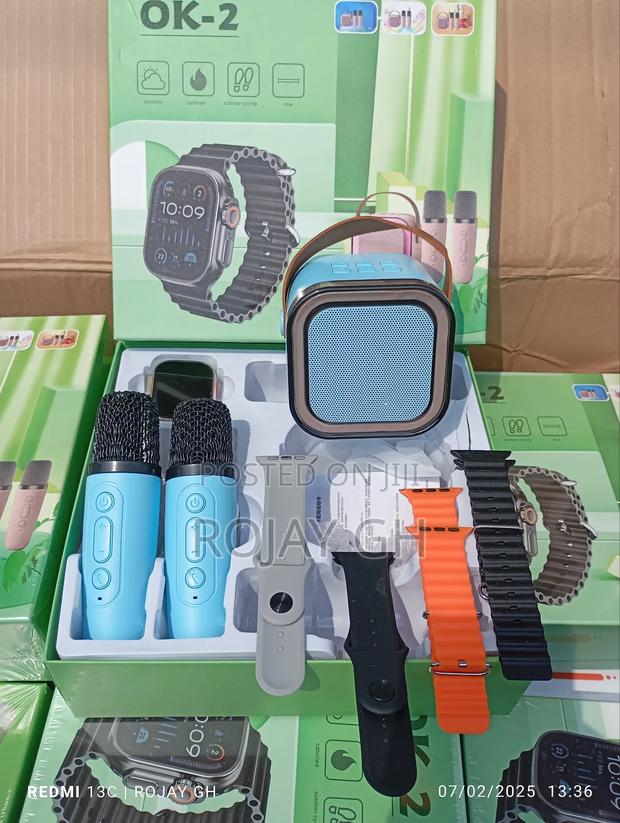 Ok-2 Smartwatch With Kareoke Speaker Mics photo 3