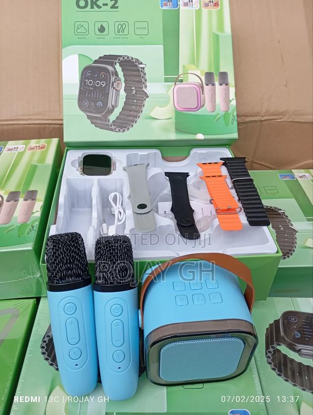Ok-2 Smartwatch With Kareoke Speaker Mics photo 8