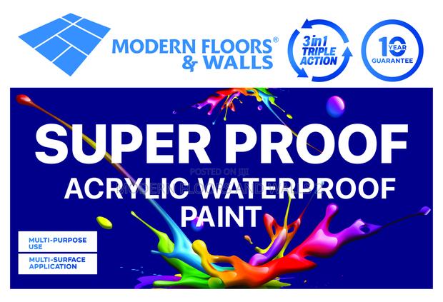 Super Proof 3-in-1 Acrylic Waterproof Paint Coating 5kg photo 2