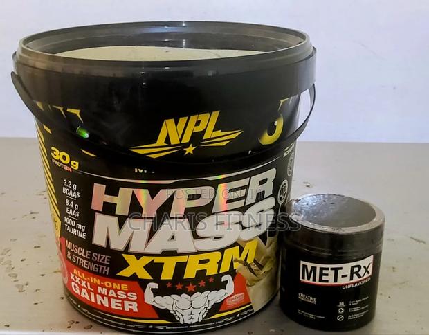 Hyper Mass Gainer + Met Rx Creatine Powder · Photo 4