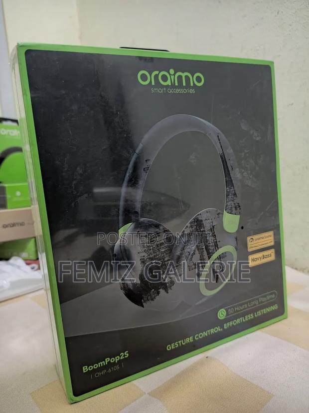 Oraimo Boompop 2S ENC Over-Ear Wireless Headphones photo 3