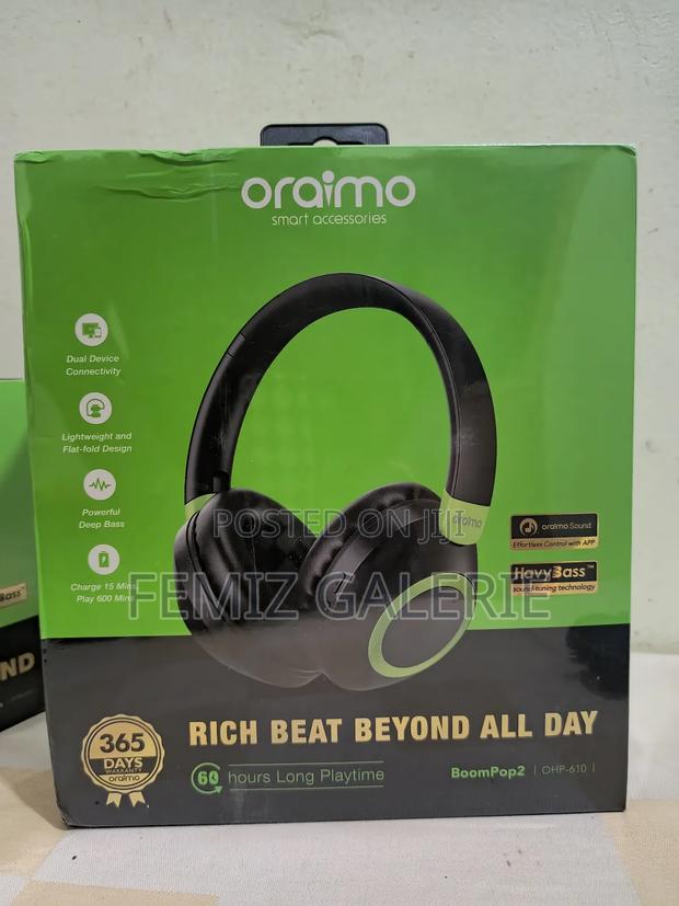 Oraimo Boompop 2 Enc Over-Ear Wireless Headphones