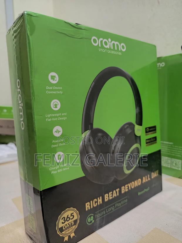 Oraimo Boompop 2 Enc Over-Ear Wireless Headphones photo 3