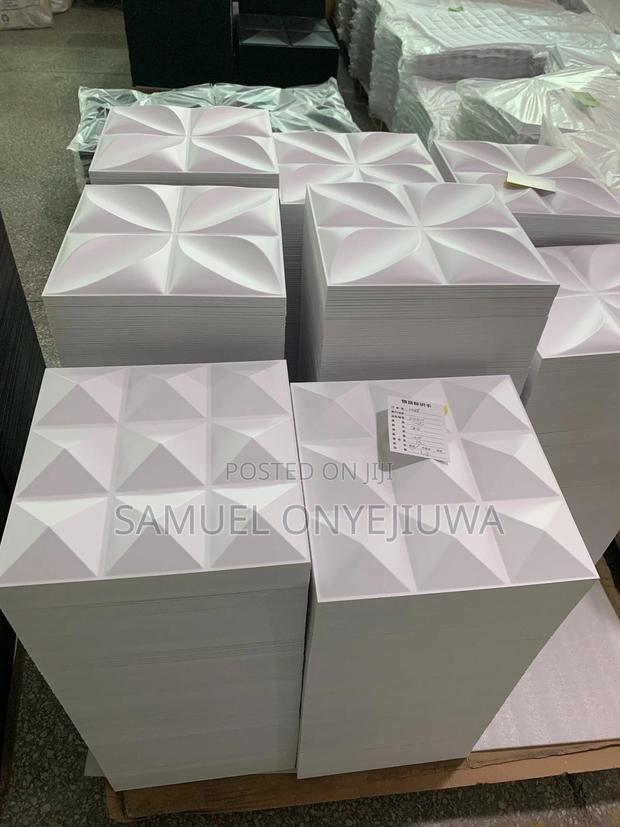 3D PVC Wall Panels White (D004) · Photo 3