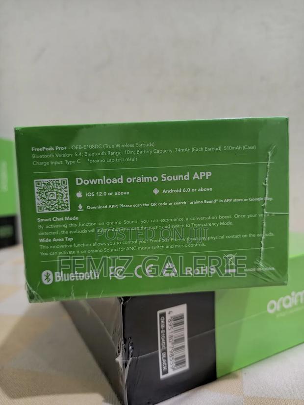 Oraimo Freepods Pro+ Hybrid ANC True Wireless Earbuds photo 4