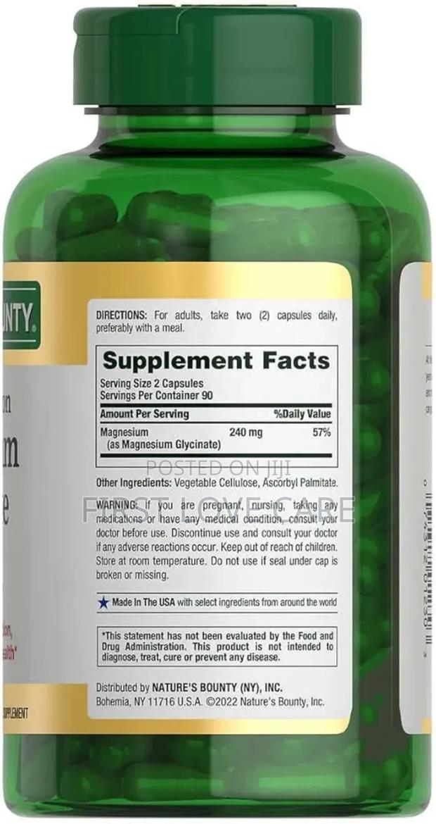 Nature's Bounty Magnesium Glycinate · Photo 4
