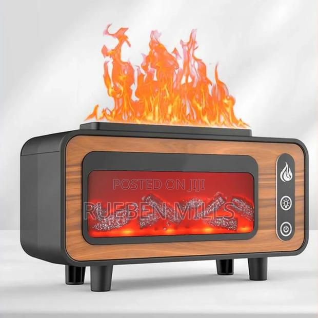 Vintage Fireplace Aroma Flame Diffuser Humidifier · Photo 2
