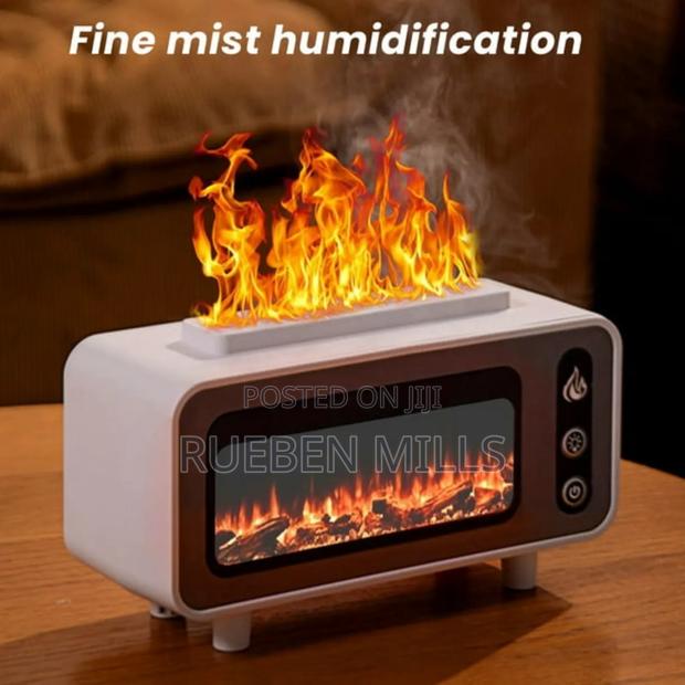 Fireplace Essential Oil Flame Diffuser Humidifier · Photo 3