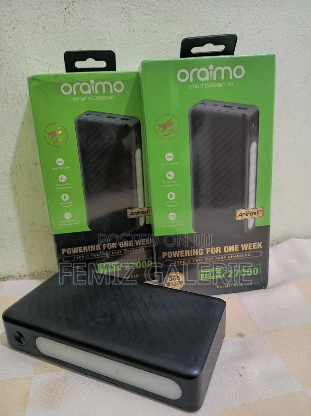 Oraimo Traveler 3; 27000mah 15w Power Bank · Photo 4