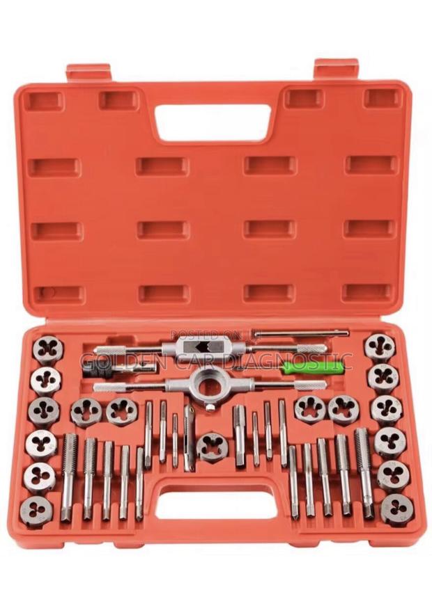 40 Pieces Tap Die Set Kits
