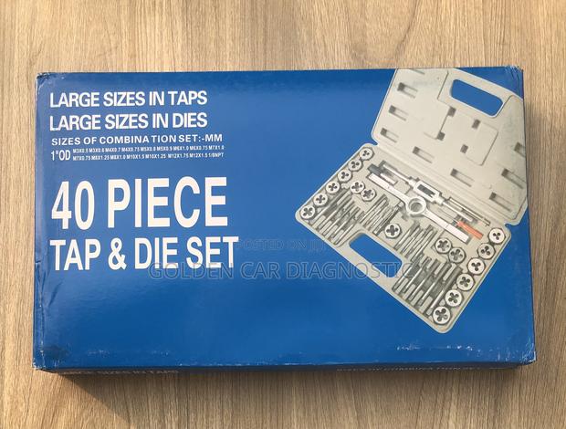 40 Pieces Tap Die Set Kits photo 4