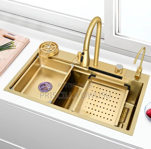 Waterfall Luxury Smart Kitchen Sink photo 2