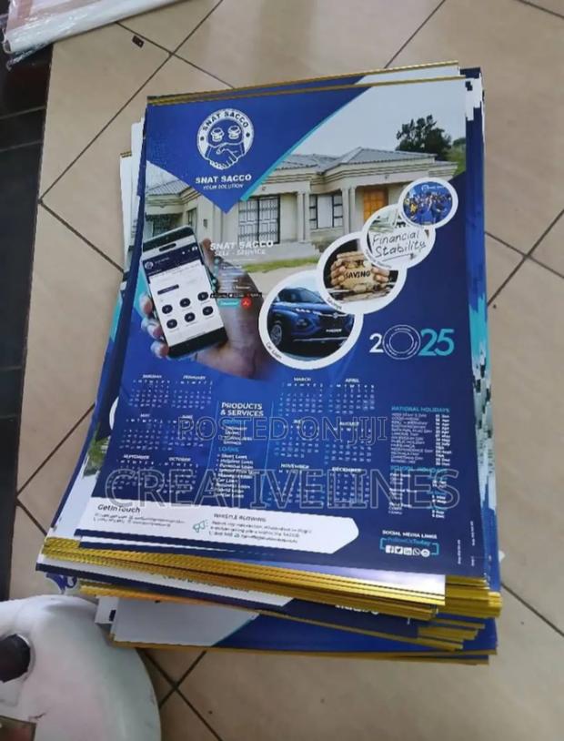 One Color Panel Calenders