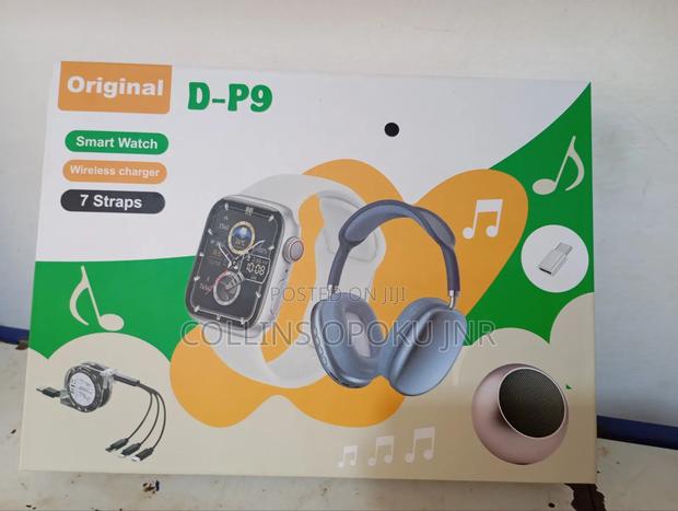 D-P9 Ultra Smartwatch With Bt Speaker and Headphone - Black photo 7