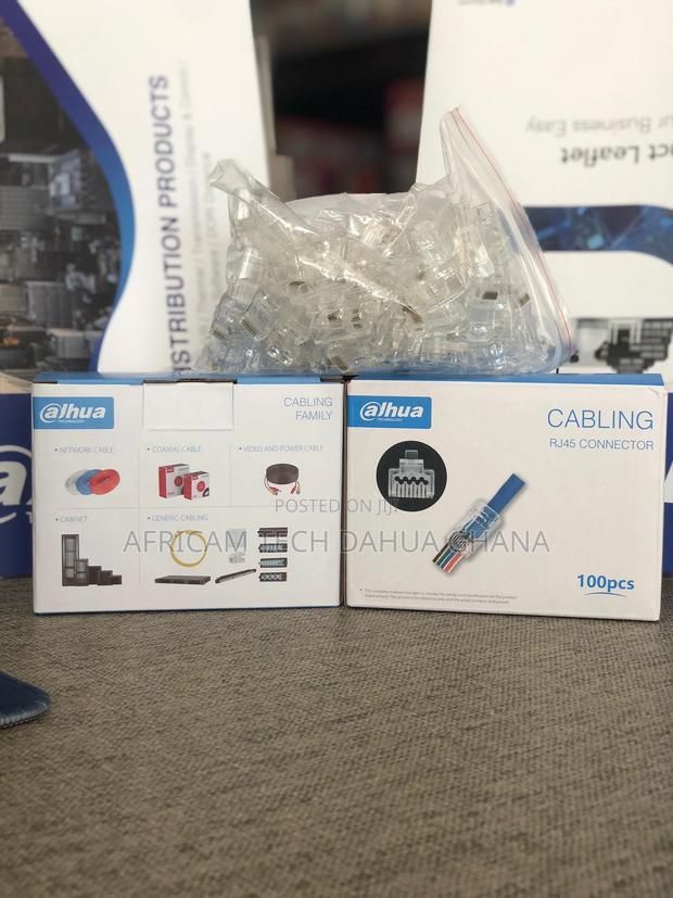 Dahua Utp Cat6 15u" Pass Through Rj45 Connector 100pcs · Photo 2