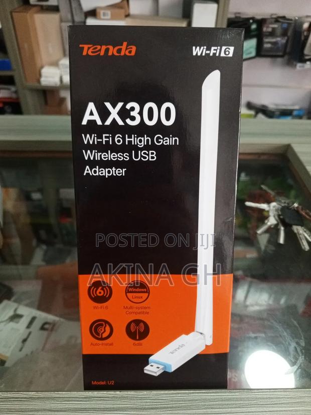 Tenda Ax300 Wi-Fi 6 High Gain Wireless Usb Adapter U2 · Photo 3