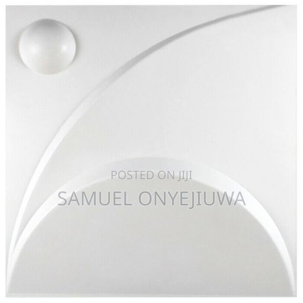 3D PVC Wall Panels White (D129) White · Photo 4