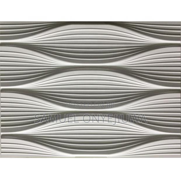 3D PVC Wall Panels White (D130) White · Photo 4