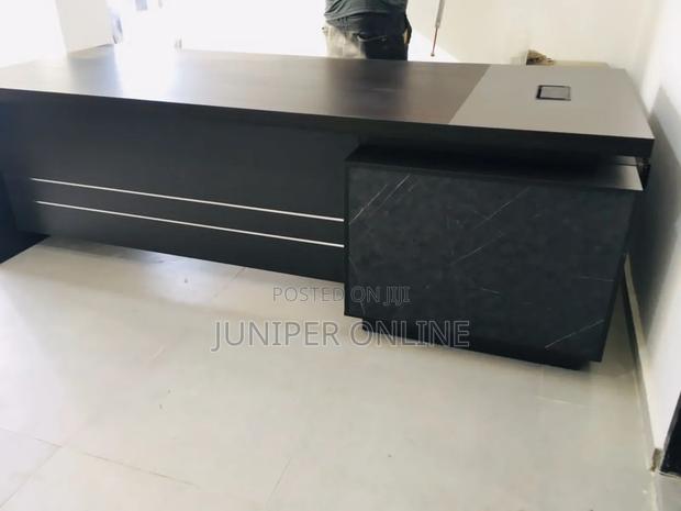 Office Desk Dark Brown Big Boss Table · Photo 4