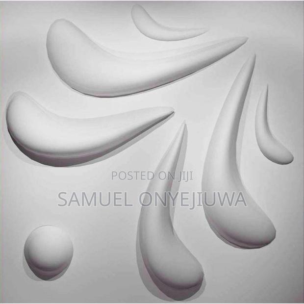 3d PVC Wall Panels White (D140) · Photo 3