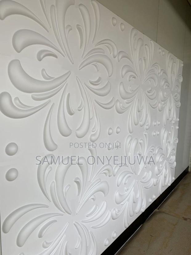 3d PVC Wall Panels White (D140) · Photo 4