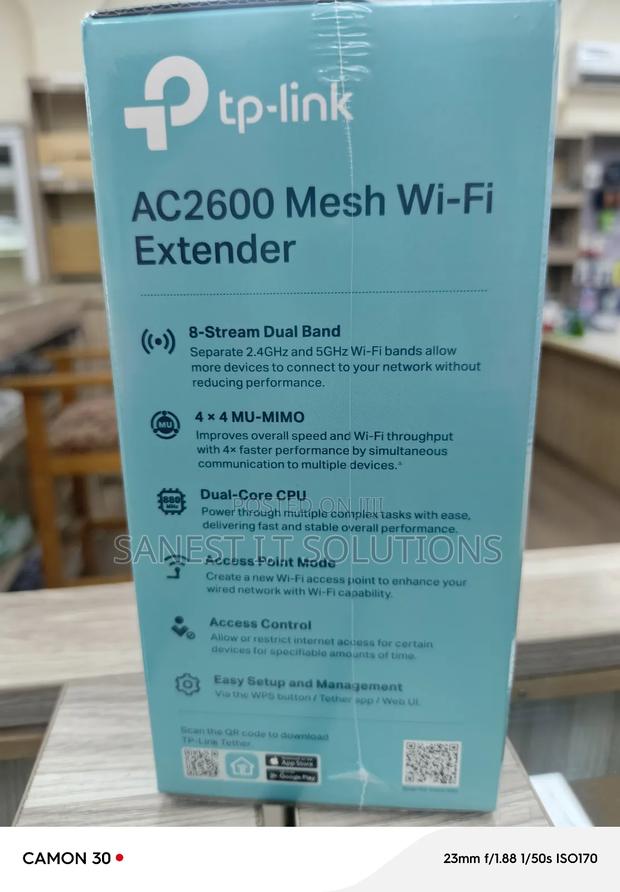 Mesh Wifi Extender Ac2600 Dual Band Re650 Range Extender · Photo 4