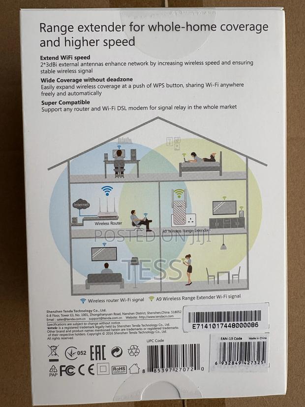 Tenda A9 Wifi Range Extender 300mbps ( No Lan Port) · Photo 4