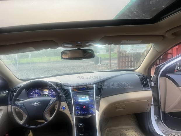 Hyundai Sonata Limited 4dr Sedan (2.0L 4cyl Turbo 6A) 2014 White photo 9